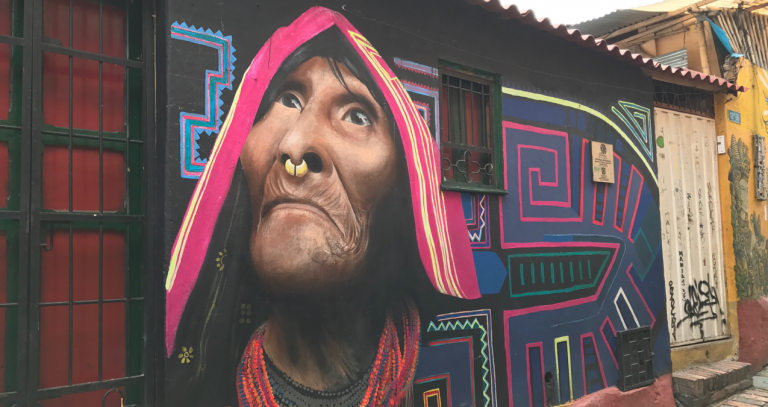Street art in La Candelaria, Bogota