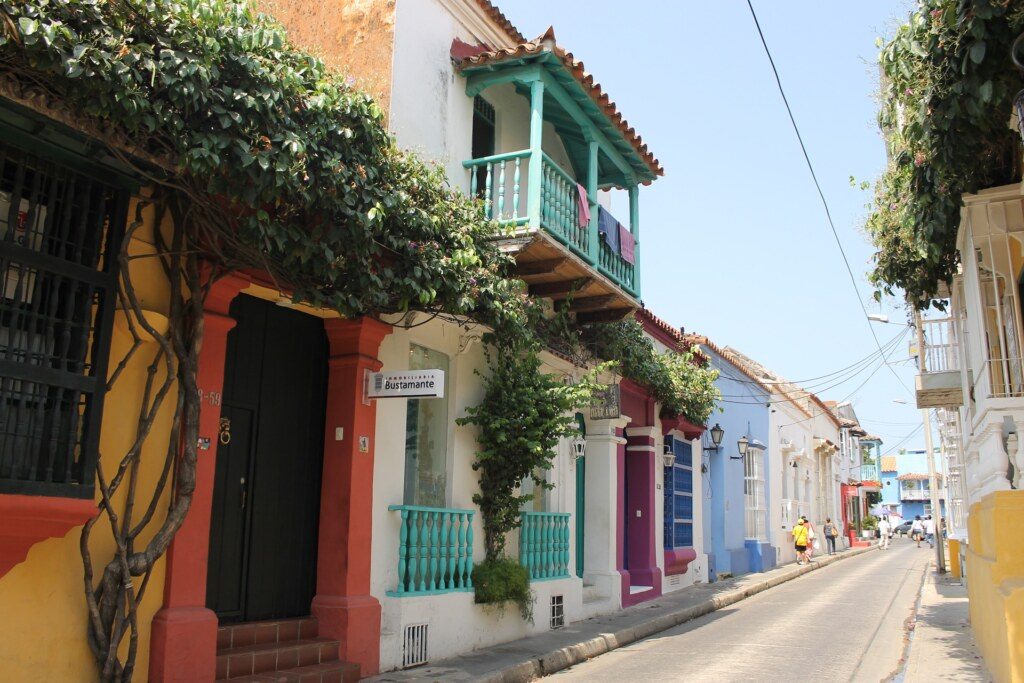 Cartagena street flowers2