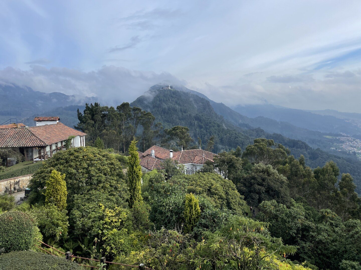 Colombia-BOG-Monserrate view and cityscape