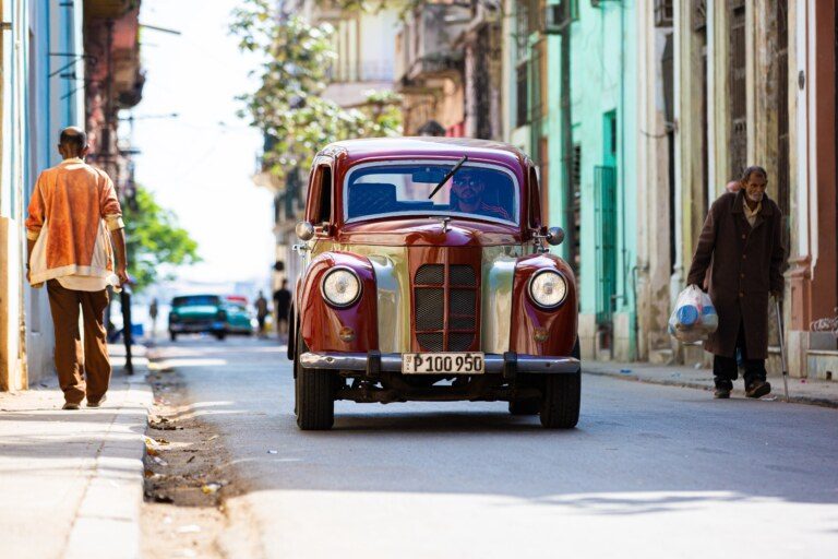Cuba-Havana-Old Havana Car in Street.jpg